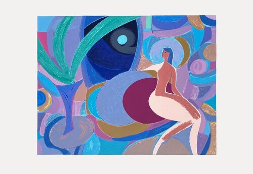 Femme au canapé Wallace Sommers