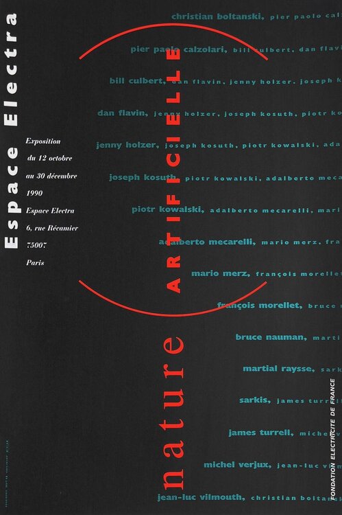 Nature artificielle - Fondation Electricité de France Bernard Baisseit