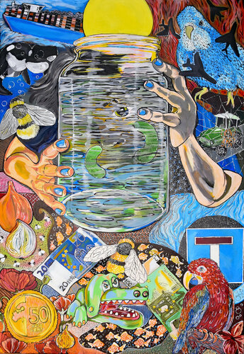 Expansive Inflation von Karina Schiefer, Malerei kaufen auf Singulart