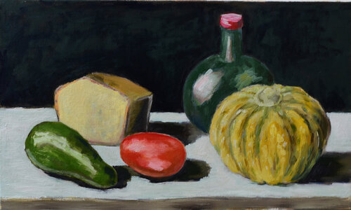 Still life with pumpkin Elena Zapassky