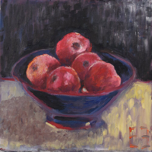 Big red apples von Elena Zapassky, Malerei kaufen auf Singulart