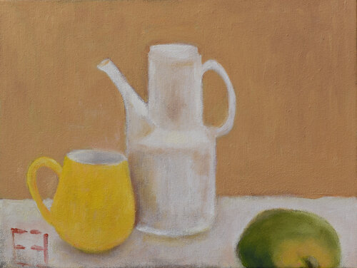 Still life with big mango fruit Elena Zapassky