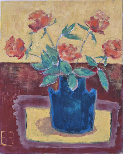 Five roses von Elena Zapassky, Malerei kaufen auf Singulart