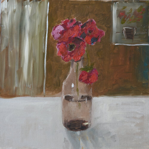 Autumn roses van Elena Zapassky, Schilderij te koop op Singulart