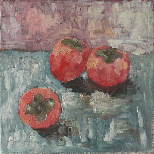 Persimmons di Elena Zapassky, Pittura in vendita su Singulart