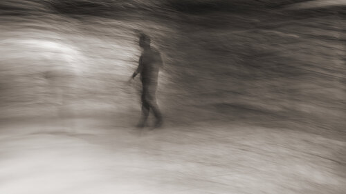 Man walking Elena Zapassky