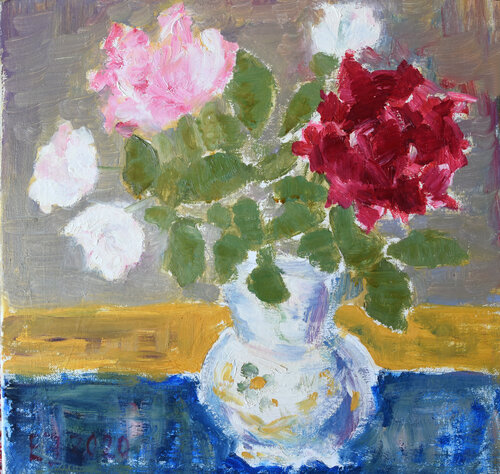 Still life - vase and flowers Elena Zapassky