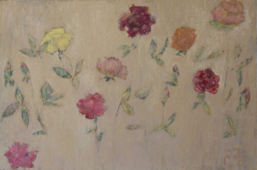 Rose garden von Elena Zapassky, Malerei kaufen auf Singulart