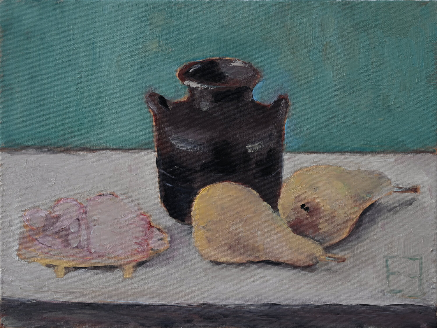 Still life with figurine Elena Zapassky