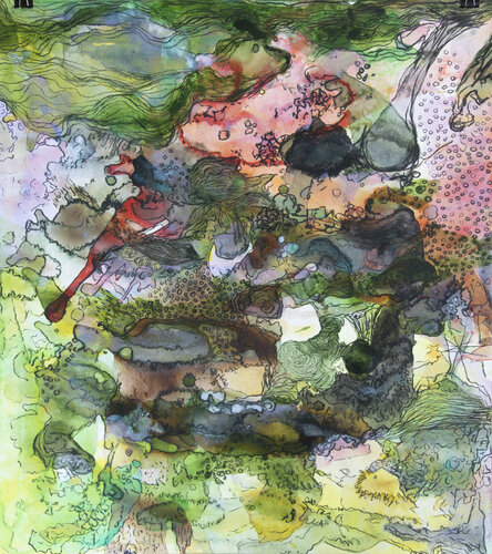 fairy tale landscape by Mikel van Gelderen, 紙の作品 for Sale on Singulart