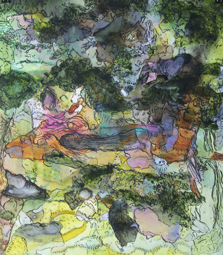 floating spirit di Mikel van Gelderen, Opera su carta in vendita su Singulart