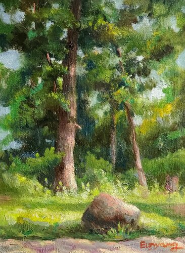 Eternal Greenery by Eunyoung Yun, Painting for Sale on Singulart