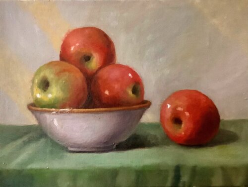 Apple's Charm by Eunyoung Yun, Painting for Sale on Singulart