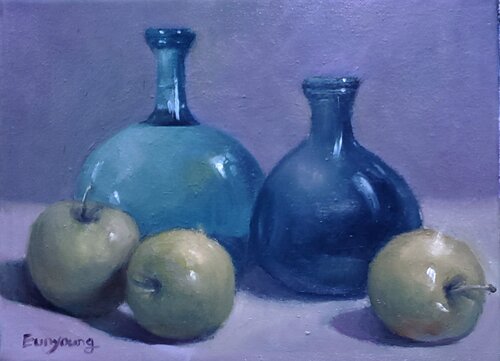 Still Life: Warm, Soft Homely Objects by Eunyoung Yun, Painting for Sale on Singulart