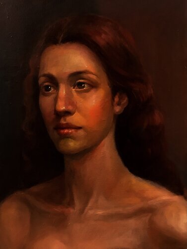 woman portrait von Eunyoung Yun, Malerei kaufen auf Singulart