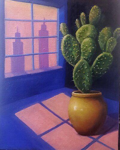 The Cactus's Dream by Eunyoung Yun, Painting for Sale on Singulart