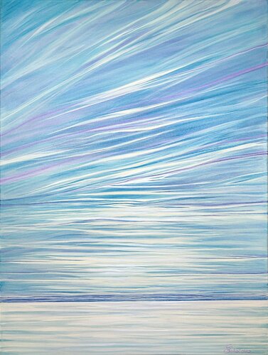 THE FLOW OF CELESTIAL WHISPERS von Svetlana Sokolova, Malerei kaufen auf Singulart