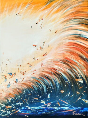WIND ENERGY von Svetlana Sokolova, Malerei kaufen auf Singulart