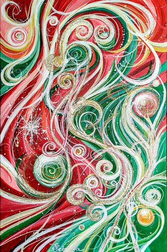 FESTIVE JOY par Svetlana Sokolova, Peinture en vente sur Singulart