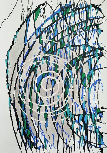 DROPS OF TIME by Svetlana Sokolova, Work on Paper for Sale on Singulart
