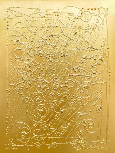 GOLDEN SCORE von Svetlana Sokolova, Malerei kaufen auf Singulart