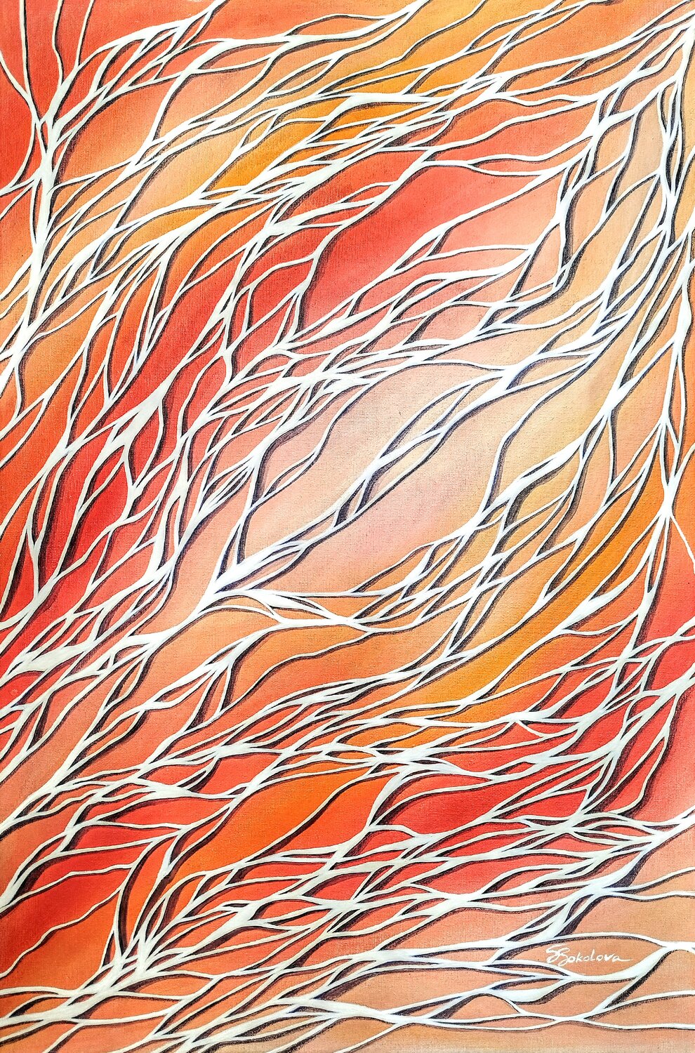 RHYTHM OF THOUGHT Svetlana Sokolova Originalgemälde zu verkaufen