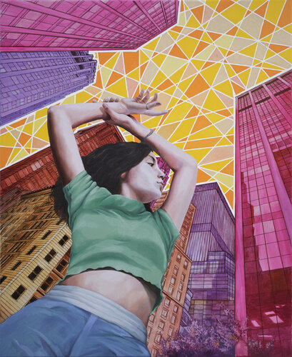 Dance Baby, Dance! de Michel Devanakis, Pintura a la venta en Singulart