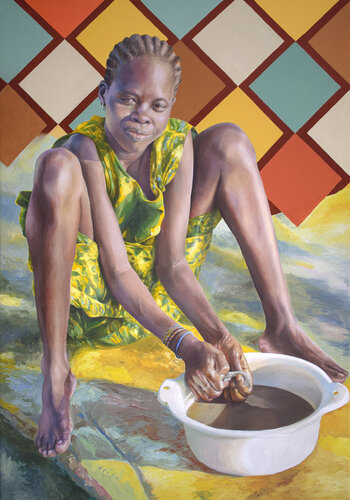 African Vibes de Michel Devanakis, Pintura a la venta en Singulart