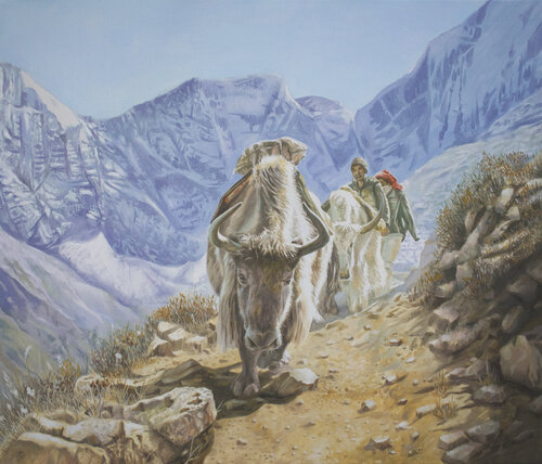 Solukhumbu de Michel Devanakis, Pintura a la venta en Singulart