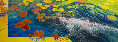 The Lake Of Dreams de Michel Devanakis, Pintura a la venta en Singulart
