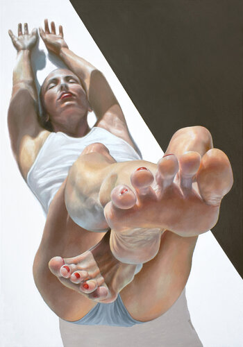 Tootsies by Michel Devanakis, 油畫 for Sale on Singulart