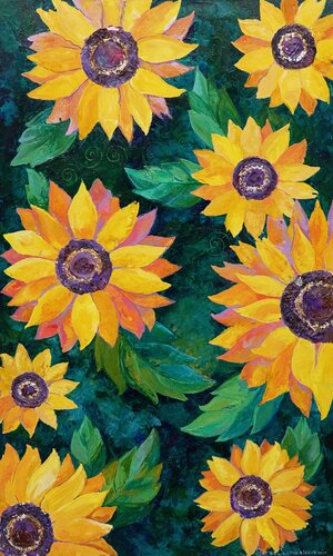 Kisses of the sun di Oksana Chetverikova, Pittura in vendita su Singulart