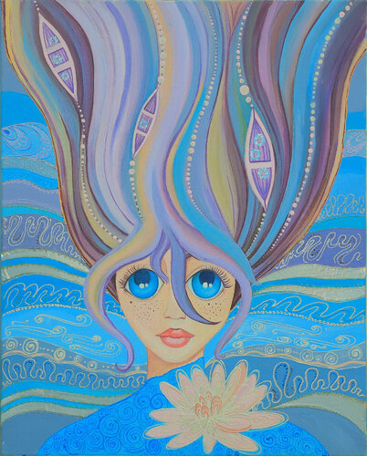 Dream River by Oksana Chetverikova, Painting for Sale on Singulart