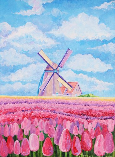 An April Day par Oksana Chetverikova, Peinture en vente sur Singulart