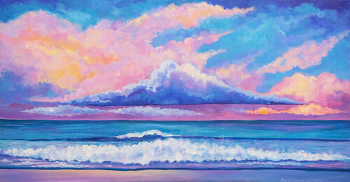 Sky and sea von Oksana Chetverikova, Malerei kaufen auf Singulart