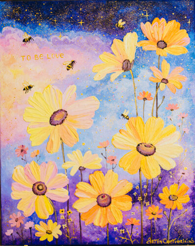 Flowers de Oksana Chetverikova, Pintura a la venta en Singulart