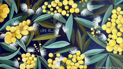 Life is... van Oksana Chetverikova, Schilderij te koop op Singulart
