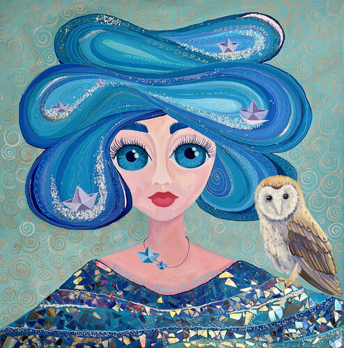 You are the source by Oksana Chetverikova, Painting for Sale on Singulart