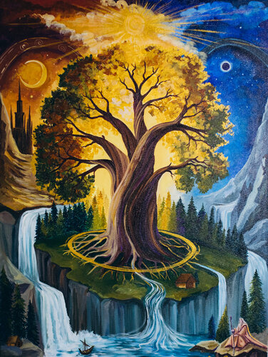 “Svitoslov” di Oksana Chetverikova, Pittura in vendita su Singulart