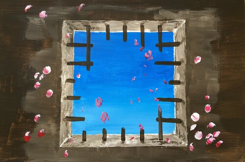 Beauty in the Eyes of the Prisoner von Filomena Reale, Malerei kaufen auf Singulart