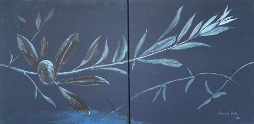 DISCERNIMENTO (dittico) von Filomena Reale, Malerei kaufen auf Singulart