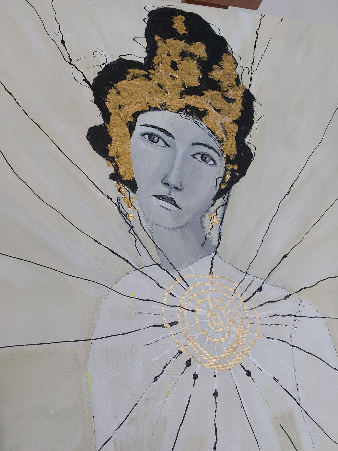 金箔絵画販売 : 現代金箔絵画をオンラインショッピング - SINGULART