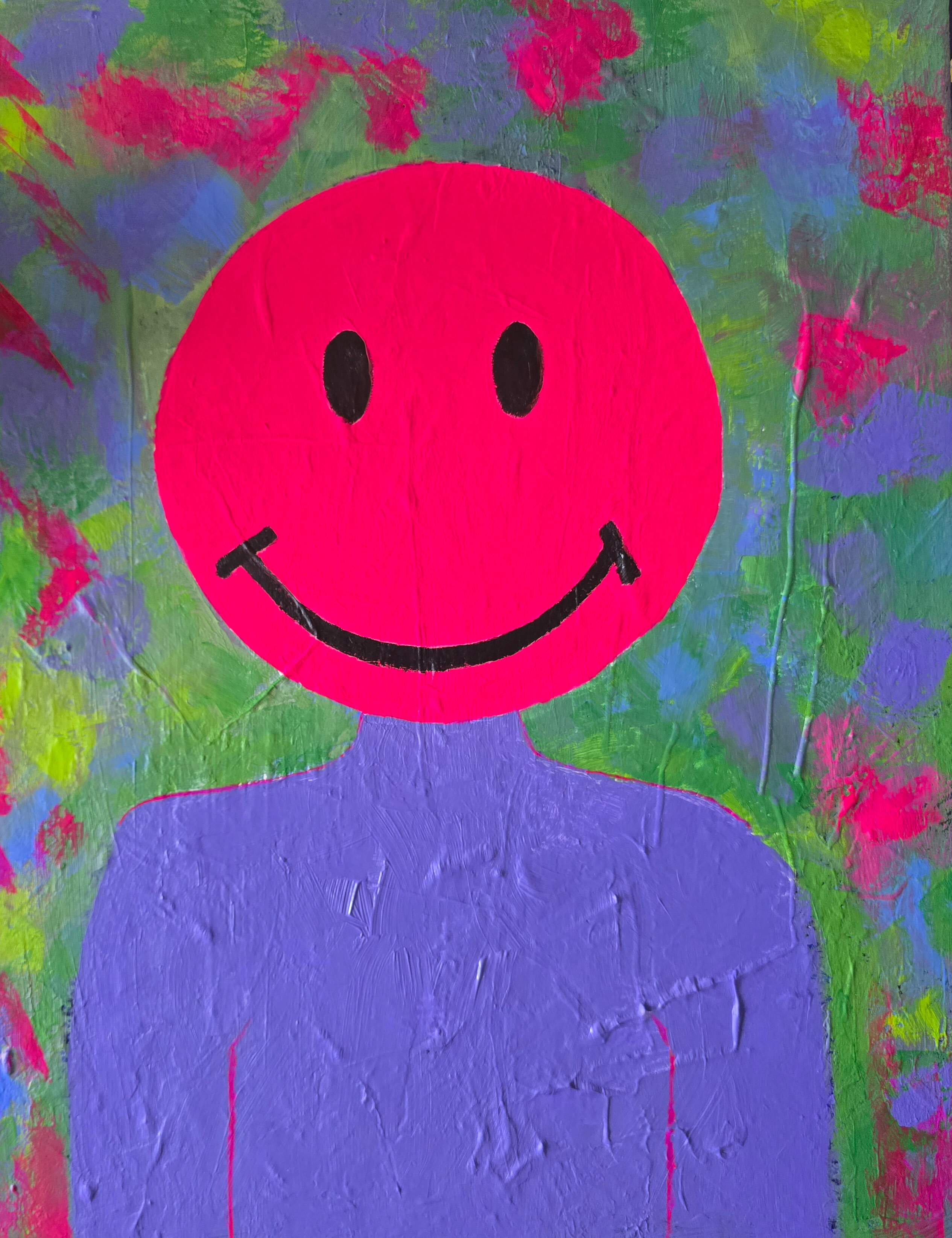 Thema smiley Gemälde