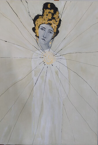 Healing of the heart by Mieke Van Cauter, Painting for Sale on Singulart
