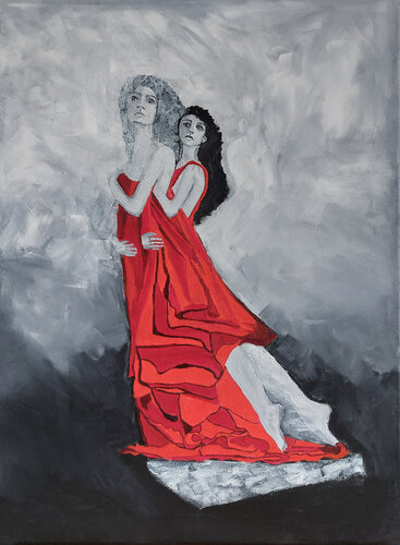 Together alone von Mieke Van Cauter, Malerei kaufen auf Singulart