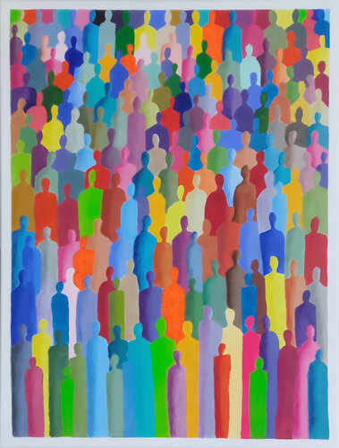 Diversity #12 von Mieke Van Cauter, Malerei kaufen auf Singulart