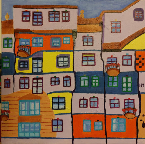 Streetart #1 by Mieke Van Cauter, Painting for Sale on Singulart