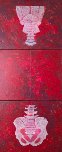 Lifeline Tryptich di Mieke Van Cauter, Pittura in vendita su Singulart