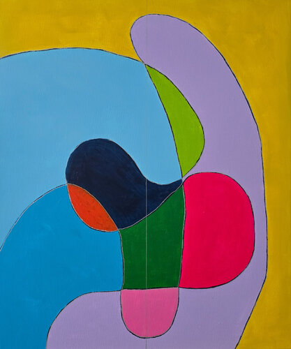 Two Lines di Mieke Van Cauter, Pittura in vendita su Singulart