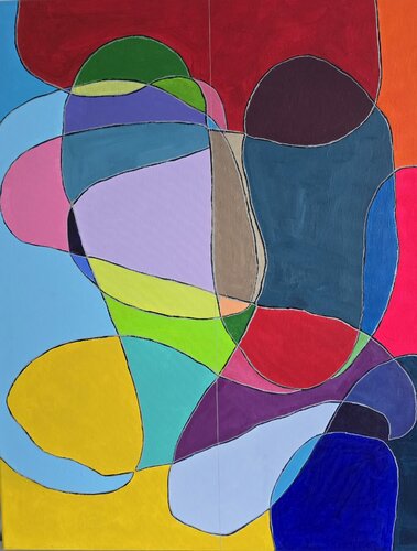 4 LINES ONLY von Mieke Van Cauter, Malerei kaufen auf Singulart